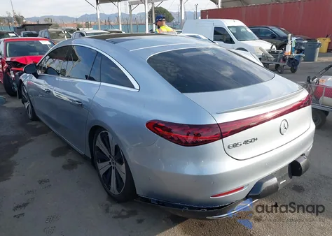 2022 Mercedes-Benz Eqs 450+ из США, поврежденный, VIN W1KCG2DBXNA001163